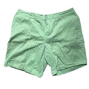 Women’s Chaps Lime Green Shorts Size 16W